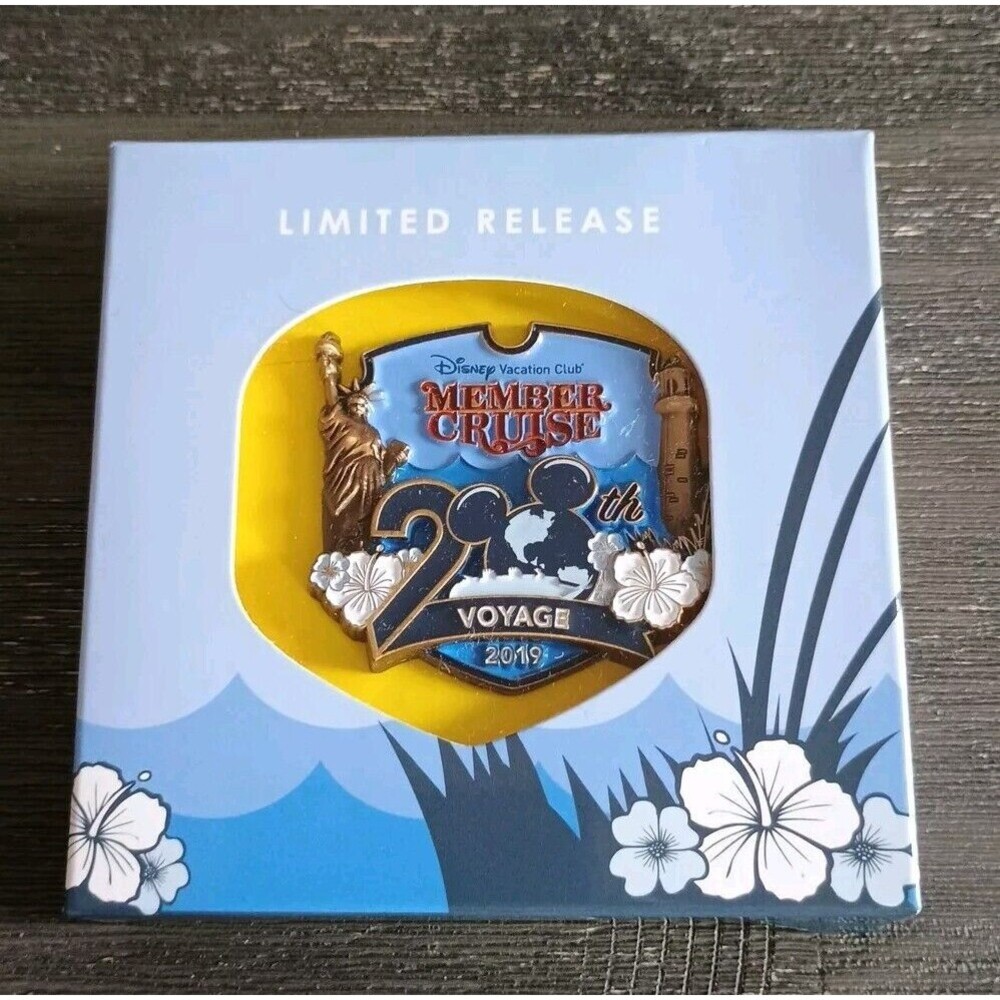Disney Vacation Club Member Cruise 20th Voyage 2019 LE Pin New